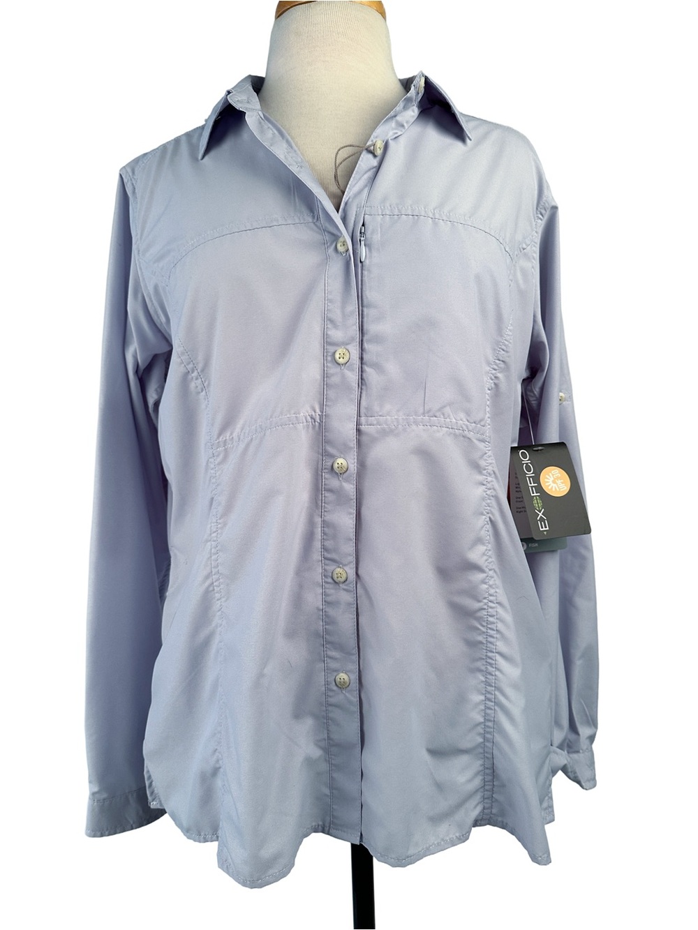 Exofficio light scape LS women’s XL light blue